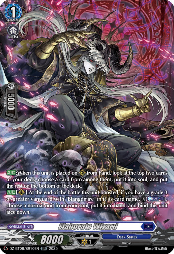 (SR10) Cardfight Vanguard Knights 0f Rebirth Single: Elaborate Wizard [D-Format] (V.3 - Silver Rare)  Silver Rare