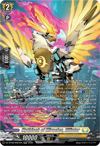 (SR24) Cardfight Vanguard Knights 0f Rebirth Single: Mythisch of Miracles, Rifistor [D-Format] (V.4 - Silver Rare)  Silver Rare