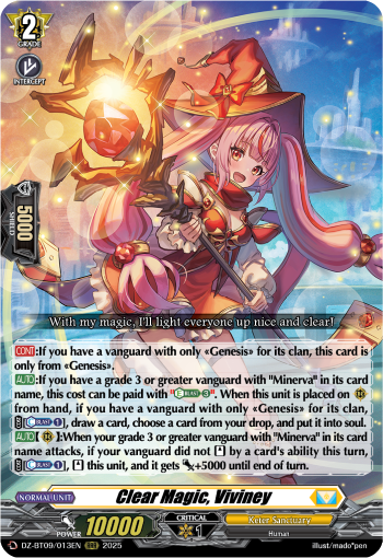 (013) Cardfight Vanguard Super Brave Detonation Single: Clear Magic, Viviney [D-Format] (V.1 - Triple Rare)  Triple Rare
