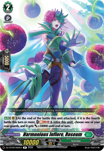 (062) Cardfight Vanguard Super Brave Detonation Single: Harmonious Inflore, Roseum [D-Format] (V.1 - Rare)  Rare