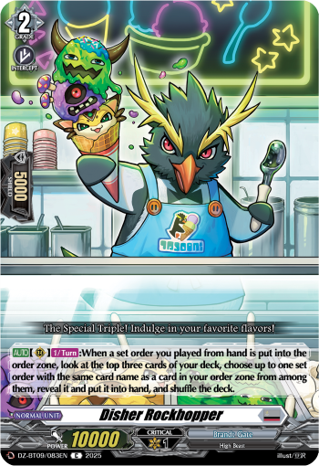 (083) Cardfight Vanguard Super Brave Detonation Single: Disher Rockhopper [D-Format]  Common