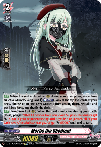 (EX20) Cardfight Vanguard Super Brave Detonation Single: Mortis the Obedient [D-Format] (V.1 - Special EX)  Special EX