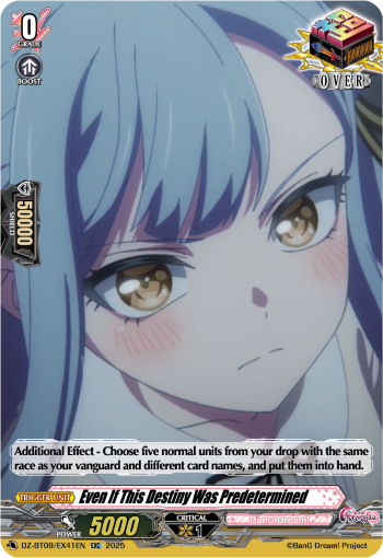 (EX41) Cardfight Vanguard Super Brave Detonation Single: Even If This Destiny Was Predetermined [D-Format]  Special EX