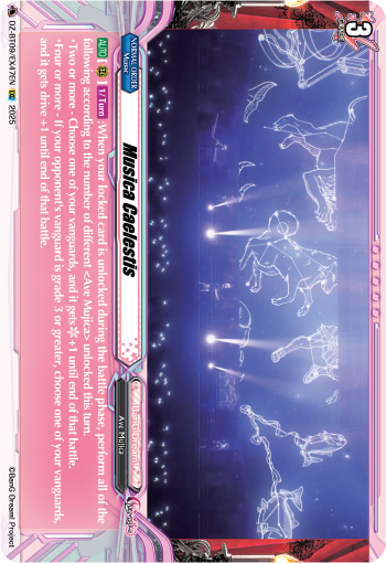 (EX47) Cardfight Vanguard Super Brave Detonation Single: Musica Caelestis [D-Format]  Special EX