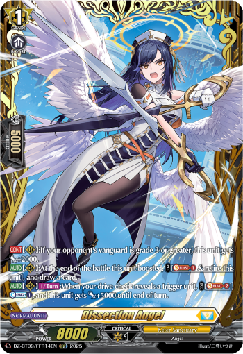 (FFR14) Cardfight Vanguard Super Brave Detonation Single: Dissection Angel [D-Format] (V.2 - Double Frame Rare)  Double Frame Rare
