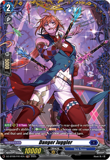 (FR14) Cardfight Vanguard Super Brave Detonation Single: Danger Juggler [D-Format] (V.2 - Frame Rare)  Frame Rare
