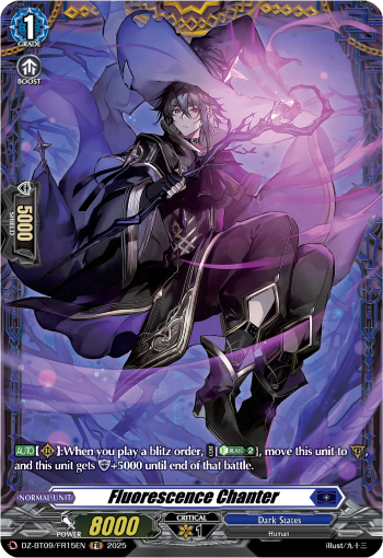 (FR15) Cardfight Vanguard Super Brave Detonation Single: Fluorescence Chanter [D-Format] (V.2 - Frame Rare)  Frame Rare