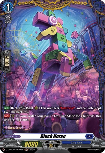 (FR16) Cardfight Vanguard Super Brave Detonation Single: Block Horse [D-Format] (V.2 - Frame Rare)  Frame Rare