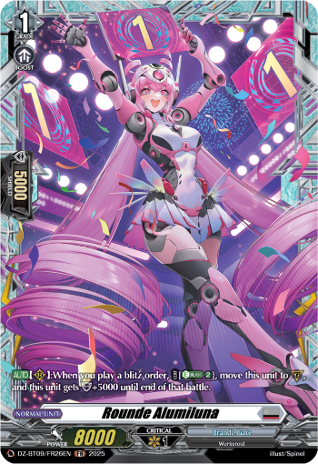 (FR26) Cardfight Vanguard Super Brave Detonation Single: Rounde Alumiluna [D-Format] (V.2 - Frame Rare)  Frame Rare