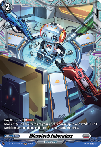 (FR27) Cardfight Vanguard Super Brave Detonation Single: Microtech Laboratory [D-Format] (V.2 - Frame Rare)  Frame Rare