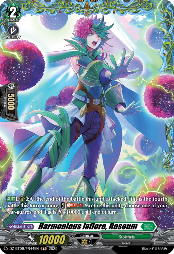 (FR44) Cardfight Vanguard Super Brave Detonation Single: Harmonious Inflore, Roseum [D-Format] (V.2 - Frame Rare)  Frame Rare