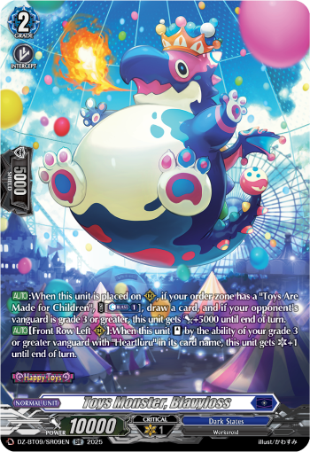 (SR09) Cardfight Vanguard Super Brave Detonation Single: Toys Monster, Blavyloss [D-Format] (V.3 - Silver Rare)  Silver Rare
