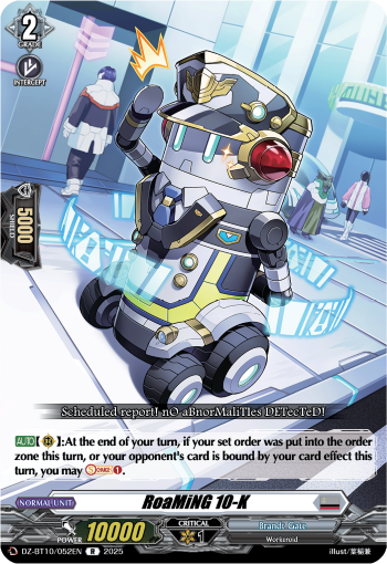 (052) Cardfight Vanguard Dragonsoul Resonance Single: RoaMiNG 10-K [D-Format] (V.1 - Rare)  Rare