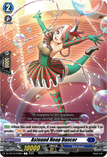 (078) Cardfight Vanguard Dragonsoul Resonance Single: Astound Hoop Dancer [D-Format]  Common