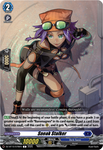 (079) Cardfight Vanguard Dragonsoul Resonance Single: Sneak Stalker [D-Format]  Common