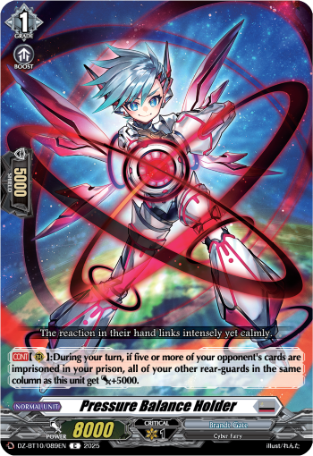 (089) Cardfight Vanguard Dragonsoul Resonance Single: Pressure Balance Holder [D-Format]  Common