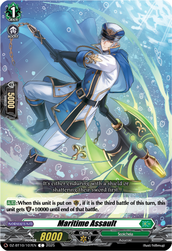 (107) Cardfight Vanguard Dragonsoul Resonance Single: Maritime Assault [D-Format]  Common