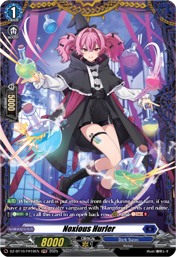 (FR16) Cardfight Vanguard Dragonsoul Resonance Single: Noxious Hurler [D-Format] (V.2 - Frame Rare)  Frame Rare