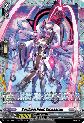 (FR17) Cardfight Vanguard Dragonsoul Resonance Single: Cardinal Noid, Excessivm [D-Format] (V.2 - Frame Rare)  Frame Rare