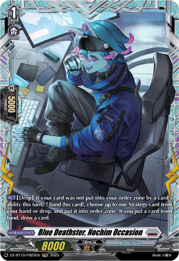 (FR23) Cardfight Vanguard Dragonsoul Resonance Single: Blue Deathster, Nochim Occasion [D-Format] (V.2 - Frame Rare)  Frame Rare
