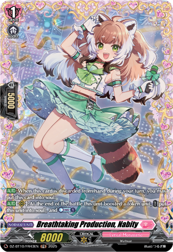 (FR43) Cardfight Vanguard Dragonsoul Resonance Single: Breathtaking Production, Nabity [D-Format] (V.2 - Frame Rare)  Frame Rare