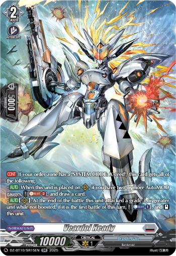 (SR15) Cardfight Vanguard Dragonsoul Resonance Single: Veardol Heady [D-Format] (V.3 - Silver Rare)  Silver Rare