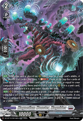(SR16) Cardfight Vanguard Dragonsoul Resonance Single: Magnetism Monster, Magnides [D-Format] (V.3 - Silver Rare)  Silver Rare