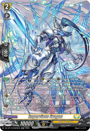 (SR25) Cardfight Vanguard Dragonsoul Resonance Single: Impervious Dragon [D-Format] (V.3 - Silver Rare)  Silver Rare