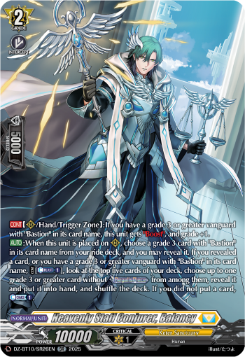(SR26) Cardfight Vanguard Dragonsoul Resonance Single: Heavenly Staff Conjurer, Balancy [D-Format] (V.3 - Silver Rare)  Silver Rare
