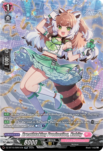 (SR41) Cardfight Vanguard Dragonsoul Resonance Single: Breathtaking Production, Nabity [D-Format] (V.3 - Silver Rare)  Silver Rare