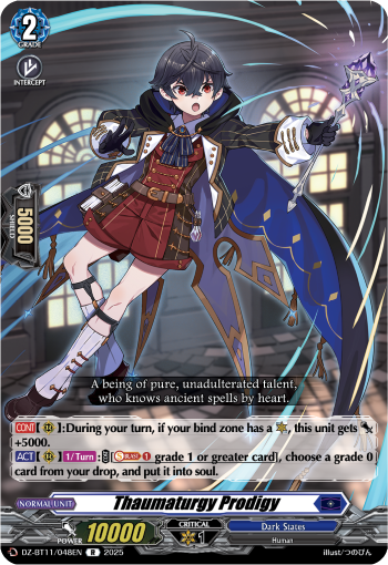 (048) Cardfight Vanguard Symphony of Might & Bloom Single: Thaumaturgy Prodigy [D-Format] (V.1 - Rare)  Rare