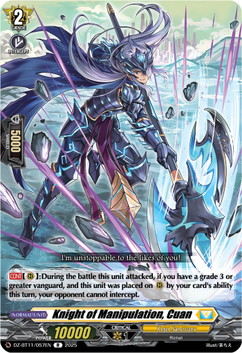 (057) Cardfight Vanguard Symphony of Might & Bloom Single: Knight of Manipulation, Cuan [D-Format] (V.1 - Rare)  Rare