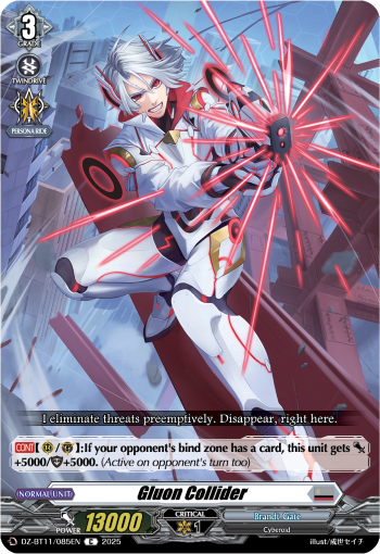 (085) Cardfight Vanguard Symphony of Might & Bloom Single: Gluon Collider [D-Format]  Common