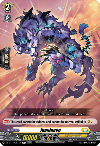 (094) Cardfight Vanguard Symphony of Might & Bloom Single: Jaagigaon [D-Format]  Common