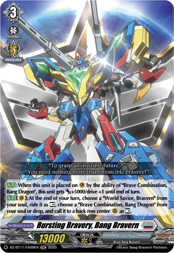 (EX09) Cardfight Vanguard Symphony of Might & Bloom Single: Bursting Bravery, Bang Bravern [D-Format]  Special EX