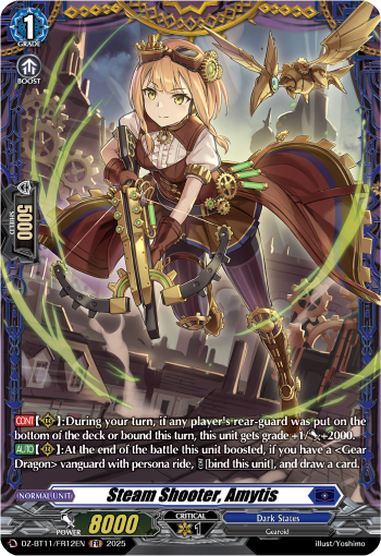 (FR12) Cardfight Vanguard Symphony of Might & Bloom Single: Steam Shooter, Amytis [D-Format] (V.2 - Frame Rare)  Frame Rare