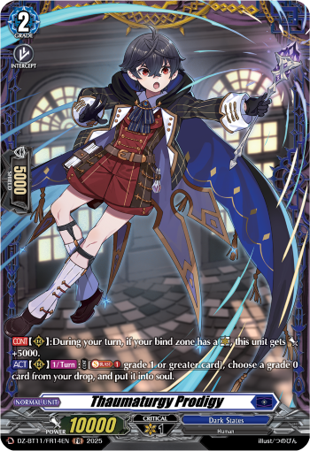 (FR14) Cardfight Vanguard Symphony of Might & Bloom Single: Thaumaturgy Prodigy [D-Format] (V.2 - Frame Rare)  Frame Rare