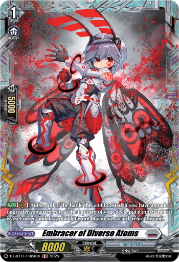 (FR24) Cardfight Vanguard Symphony of Might & Bloom Single: Embracer of Diverse Atoms [D-Format] (V.2 - Frame Rare)  Frame Rare
