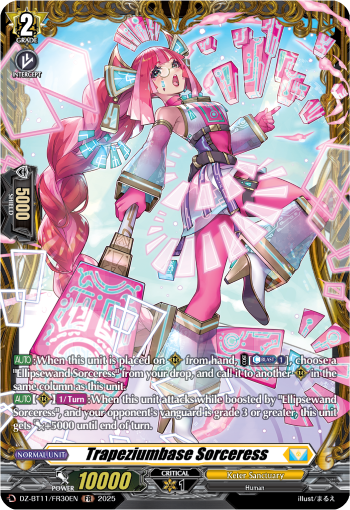 (FR30) Cardfight Vanguard Symphony of Might & Bloom Single: Trapeziumbase Sorceress [D-Format] (V.2 - Frame Rare)  Frame Rare