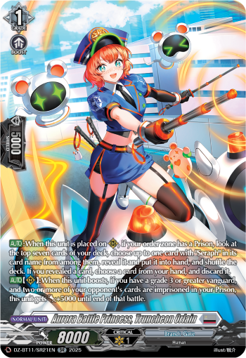 (SR21) Cardfight Vanguard Symphony of Might & Bloom Single: Aurora Battle Princess, Truncheon Orlain [D-Format] (V.3 - Silver Rare)  Silver Rare