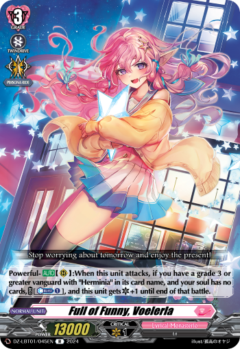 (045) Cardfight Vanguard Lyrical Monasterio: Sparkling Stars! Single: Full of Funny, Voelerla [D-Format] (V.1 - Rare)  Rare