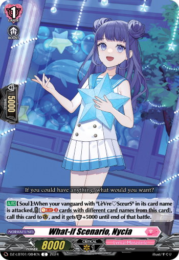 (084) Cardfight Vanguard Lyrical Monasterio: Sparkling Stars! Single: What-if Scenario, Nycia [D-Format]  Common