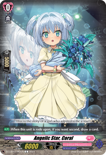 (087) Cardfight Vanguard Lyrical Monasterio: Sparkling Stars! Single: Angelic Star, Coral [D-Format]  Common