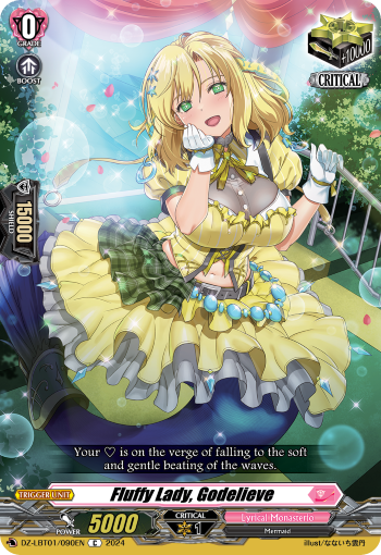 (090) Cardfight Vanguard Lyrical Monasterio: Sparkling Stars! Single: Fluffy Lady, Godelieve [D-Format]  Common
