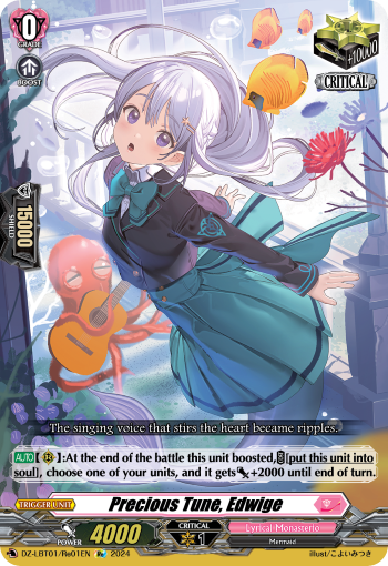 (Re01) Cardfight Vanguard Lyrical Monasterio: Sparkling Stars! Single: Precious Tune, Edwige [D Format]  Special Reprint