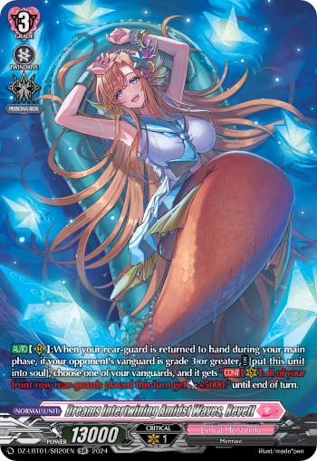 (SR20) Cardfight Vanguard Lyrical Monasterio: Sparkling Stars! Single: Dreams Intertwining Amidst Waves, Revett [D-Format] (V.3 - Silver Rare)  Silver Rare