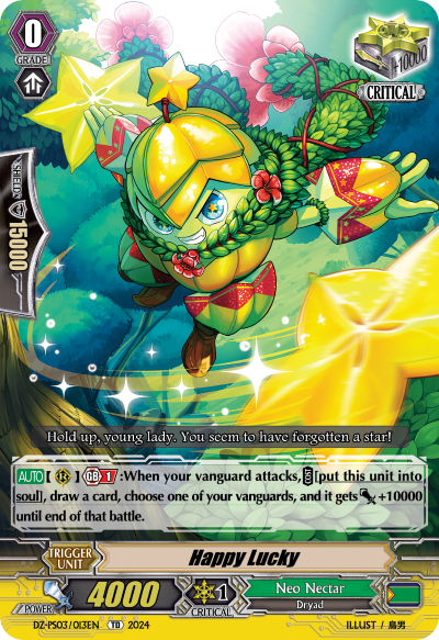 (013) Cardfight Vanguard Premium Deckset: Musketeer Single: Happy Lucky [P Format]  Trial Deck