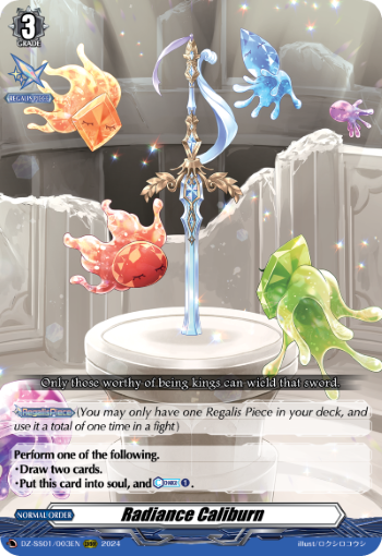 (003) Cardfight Vanguard Festival Booster 2024 Single: Radiance Caliburn [D-Format]  Over RR