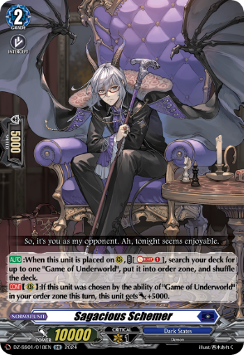 (018) Cardfight Vanguard Festival Booster 2024 Single: Sagacious Schemer [D-Format]  Double Rare