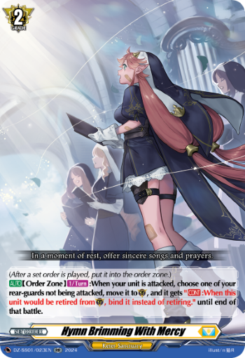 (023) Cardfight Vanguard Festival Booster 2024 Single: Hymn Brimming With Mercy [D-Format]  Double Rare